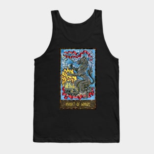 Knight of Wands. Magic Gate Tarot Card Design. Tank Top